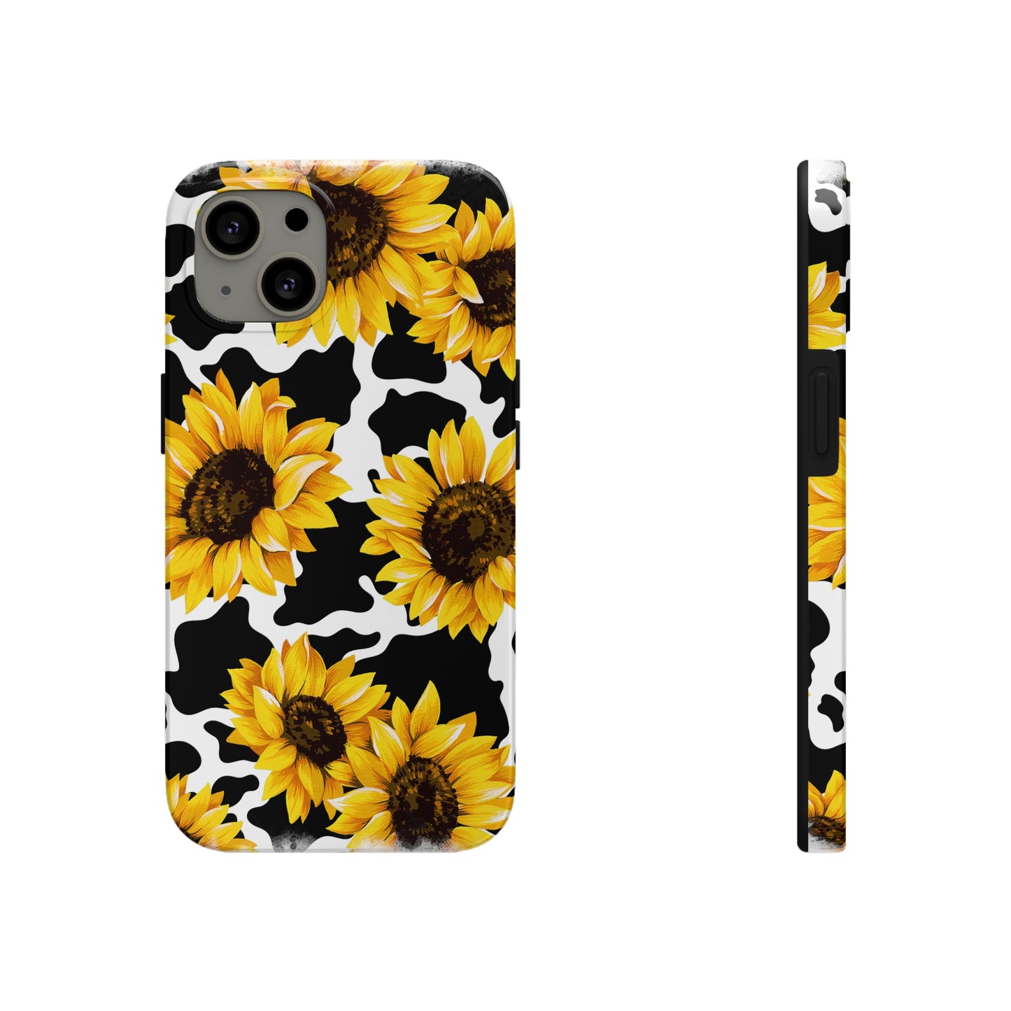 Cow Sunflower Phone Cases