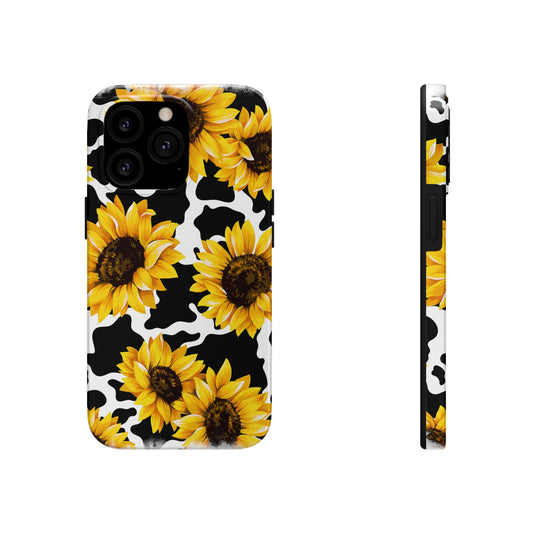 Cow Sunflower Phone Cases