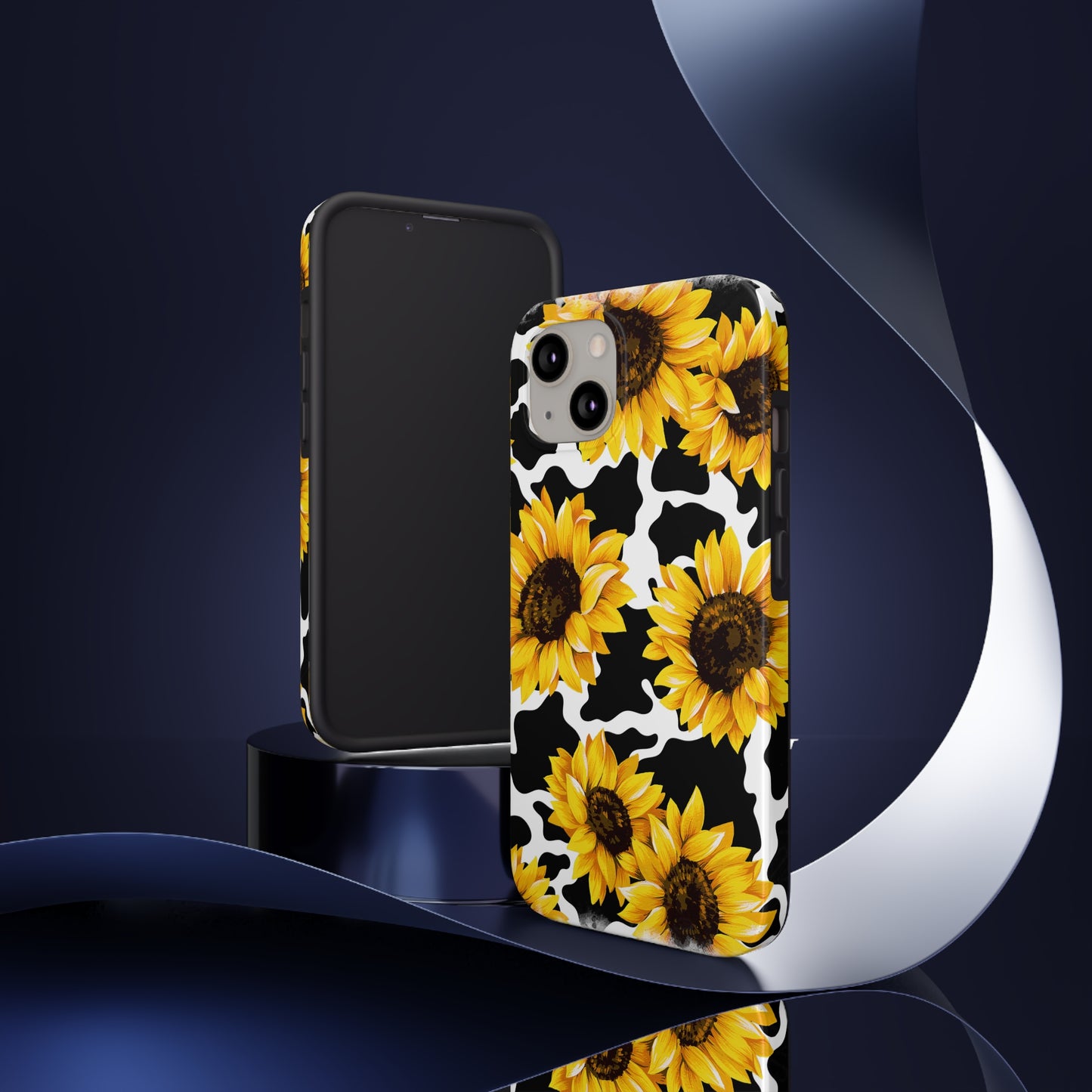 Cow Sunflower Phone Cases