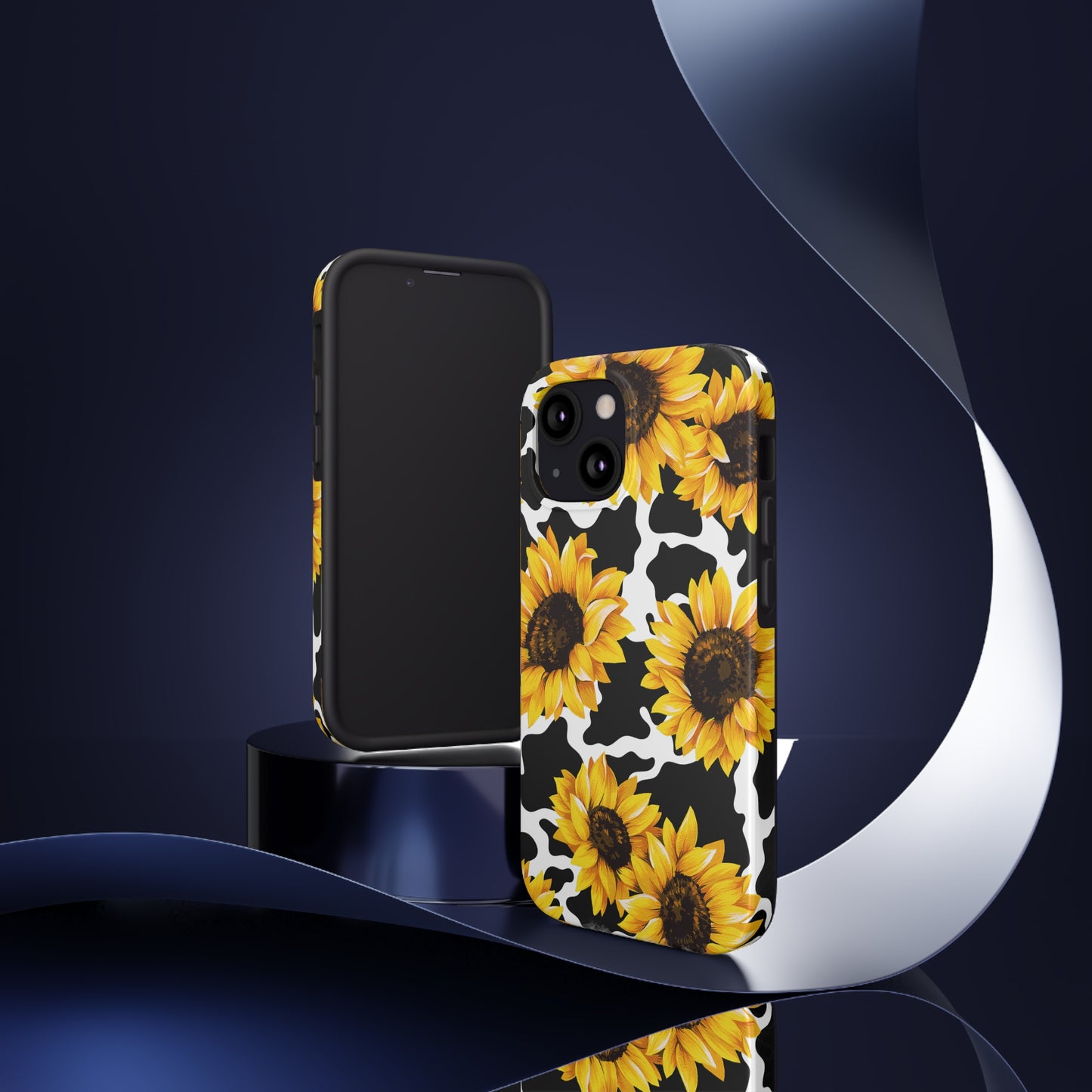 Cow Sunflower Phone Cases