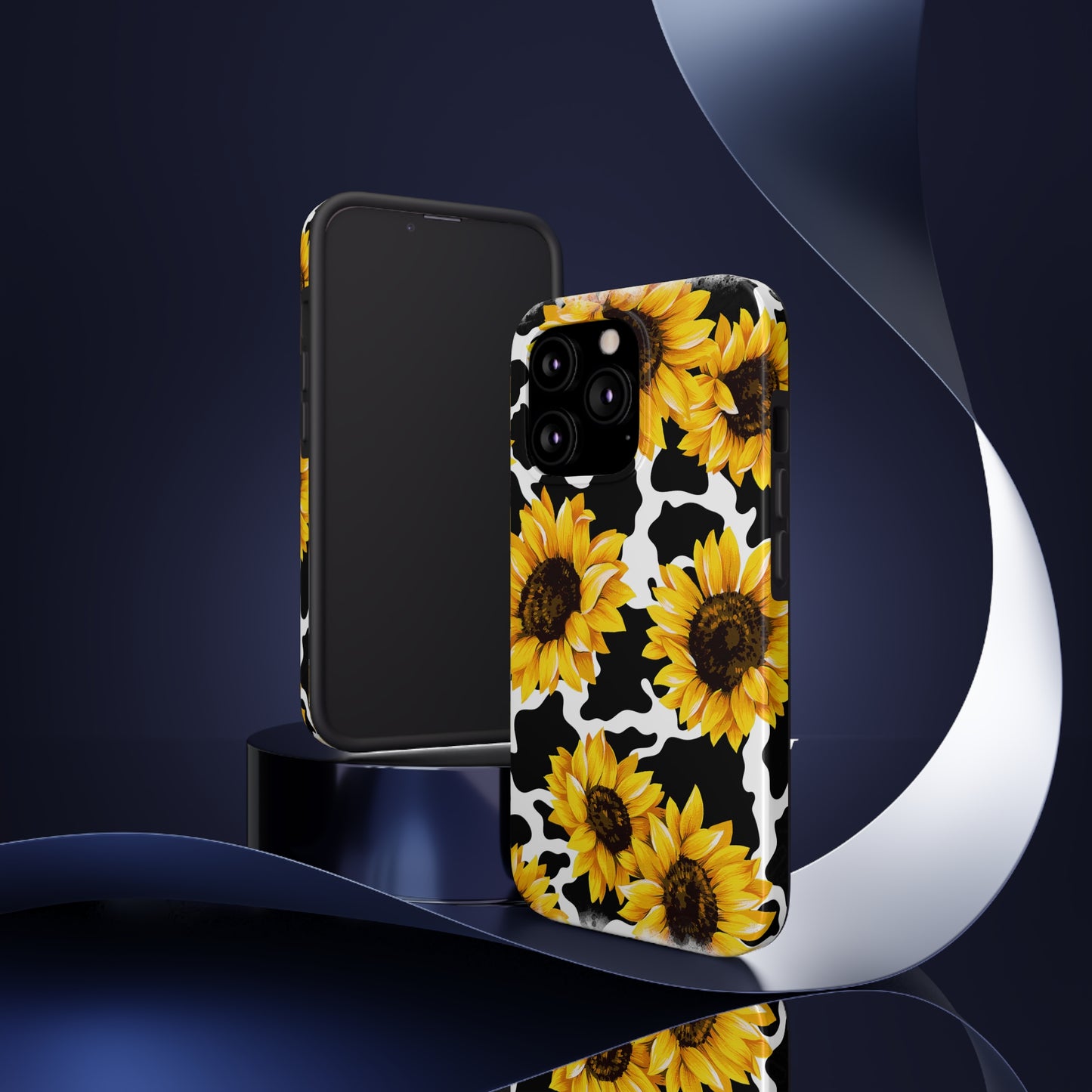 Cow Sunflower Phone Cases